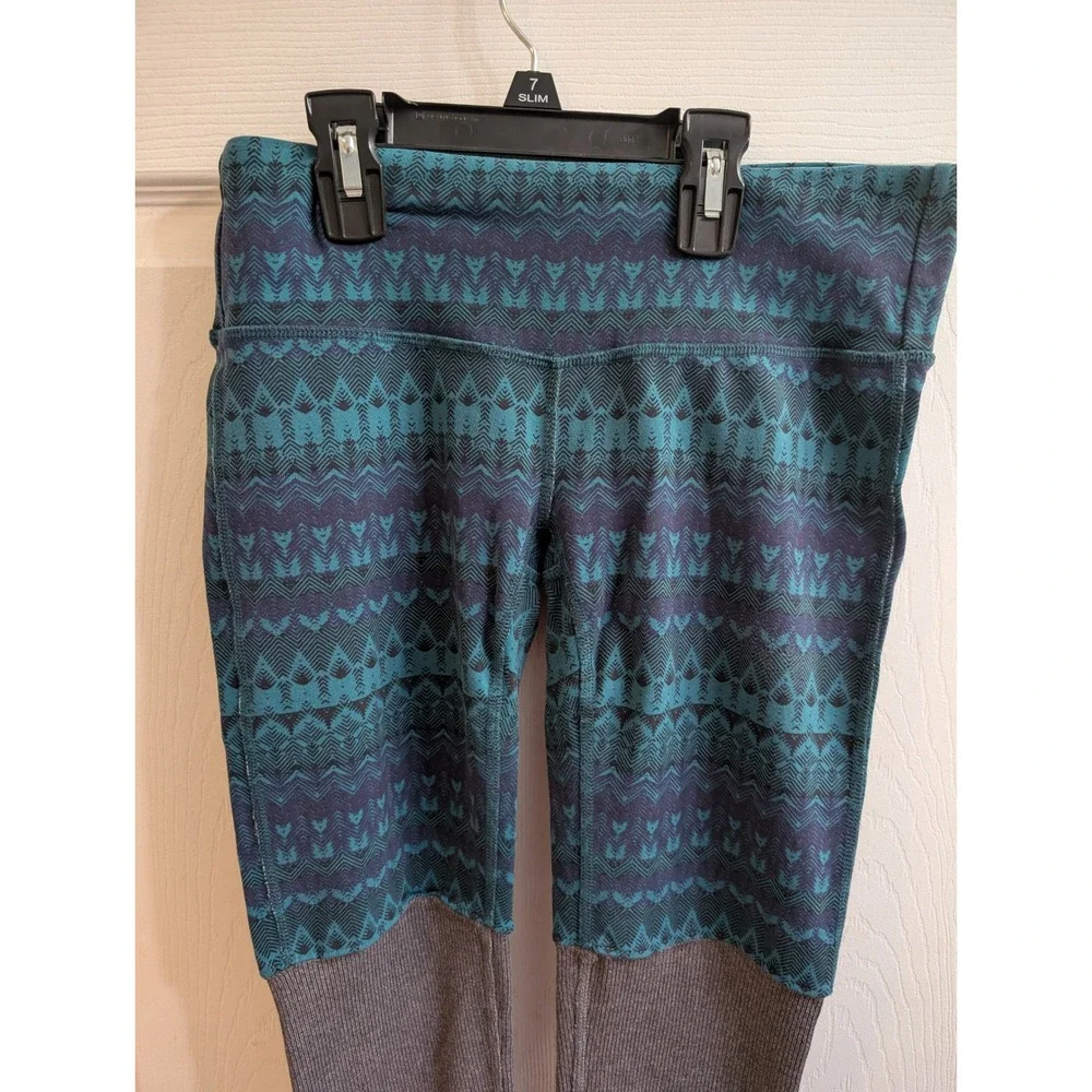 Alo‎ Yoga Women's Graphic Leggings Aztec Print High Waist Activewear - Size S